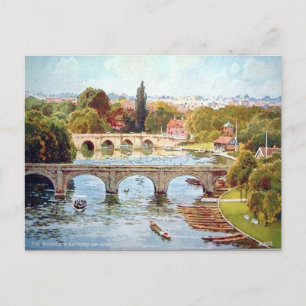 Cartão Postal Antigo - Stratford-upon-Avon, Warwic