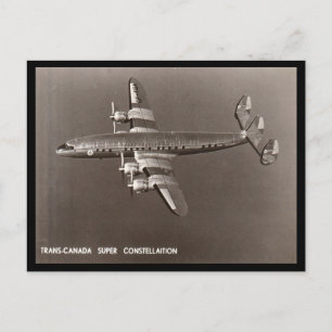 Cartão Postal Antigo - Super Constellation