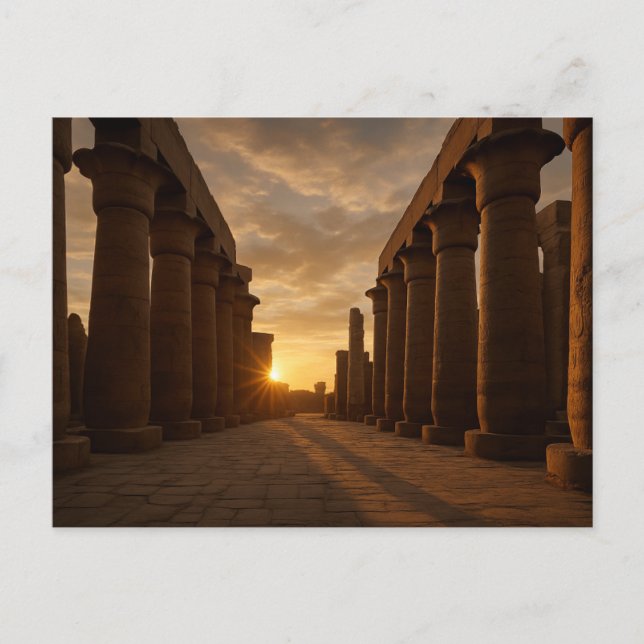 Cartão Postal Antigo Templo Majestade da Hora do Ouro do Cartão- (Frente)