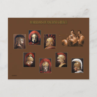 Cartão Postal Antigos guerreiros