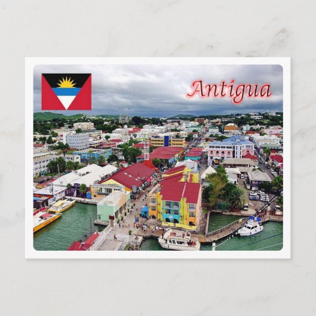 Cartão Postal Antígua e Barbuda - Antígua - (Frente)