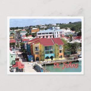 Cartão Postal Antígua e Barbuda - Johns Santos -