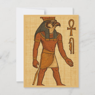 Cartão Postal Antiguamente Horus Sagrado Pós-Arte Egípcia