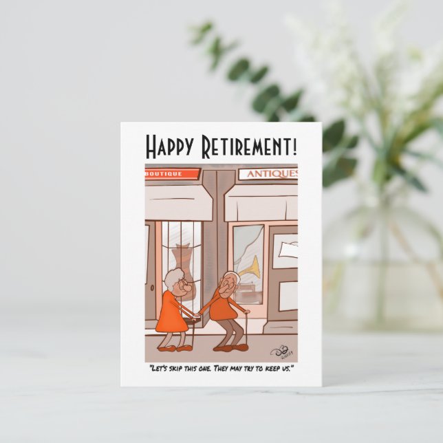 Cartão Postal Antiguidades (Em pé/Frente)