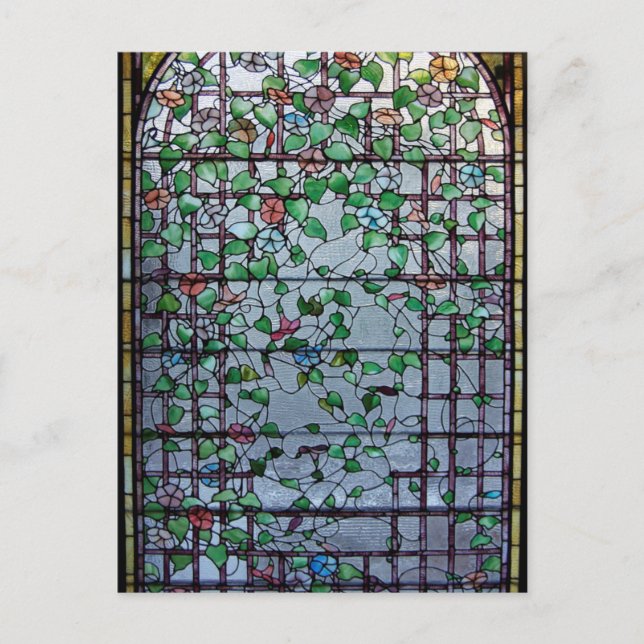 CARTÃO POSTAL ANTIQUE AMERICANO PEDAÇADO DE VIDRO - VINHO DE GLÓ (Frente)