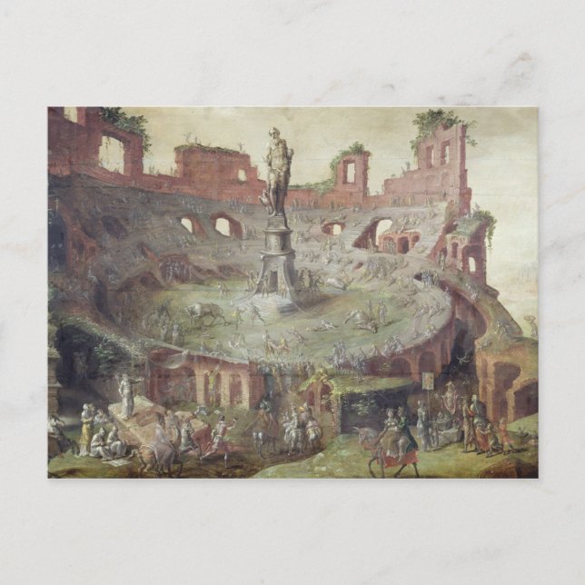 Cartão Postal Antique tourada, 1552 (Frente)