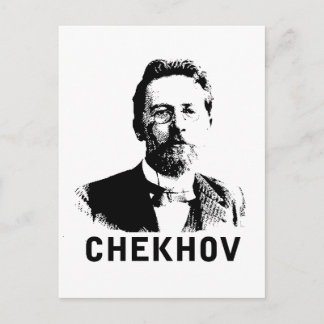 Cartão Postal Anton Chekhov
