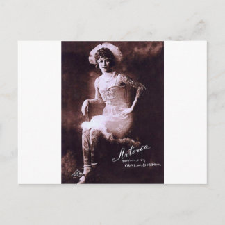 Cartão Postal Antonia, a Senhora Tatuada