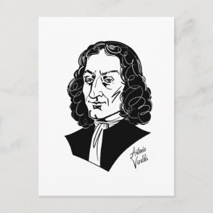 Cartão Postal Antonio Vivaldi
