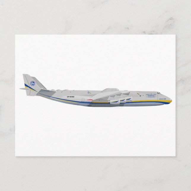 Cartão Postal Antonov AN-225 OTAN: "Saco" (Frente)