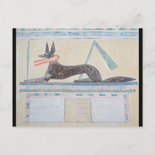 Cartão Postal Anubis, deus egípcio do morto
