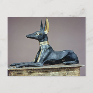 Cartão Postal Anubis, deus egípcio do morto do peito
