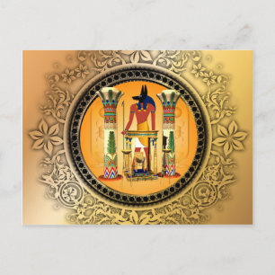 Cartão Postal Anubis, egito