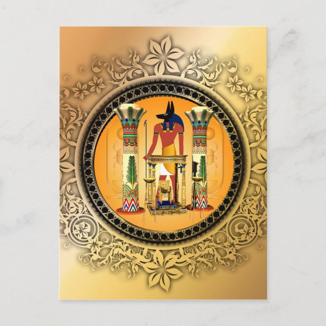 Cartão Postal Anubis, egito (Frente)