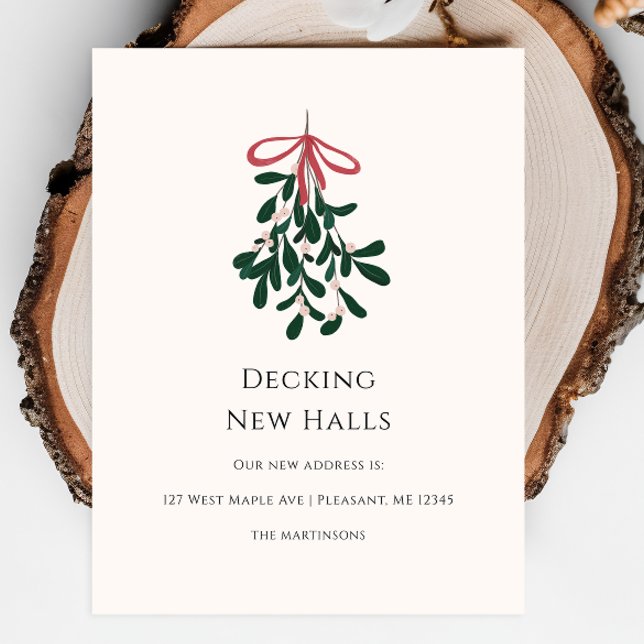 Cartão Postal Anunciamento de Natal em Decking New Halls (Criador carregado)