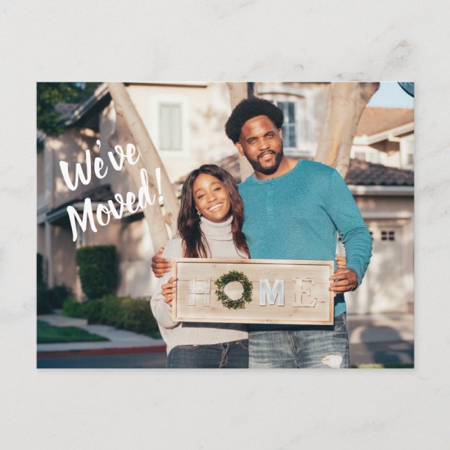 Cartão Postal Anunciamos Fotografias em Movimento (Frente)