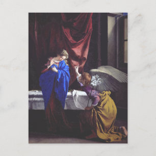 Cartão Postal Anúncio à Bênção Virgem Maria por Orazio