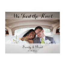 Anúncio de casamento personalizado da Elegante Mod