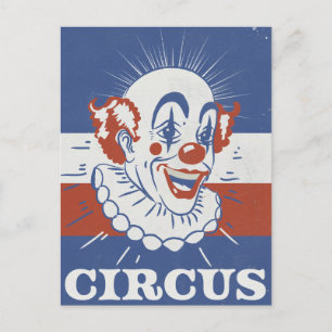 Cartão Postal Anúncio de Circo Antigo