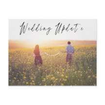 Anúncio de Data de Casamento da Atualização de Fot