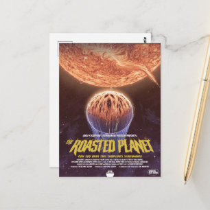 Cartão Postal Anúncio de Filme de Terror de Ficção Científica, O