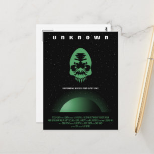 Cartão Postal Anúncio de Filme de Terror Sci-Fi, Desconhecido