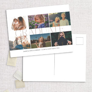 Cartão Postal Anúncio de Formando em Multifotografia e Agora Mod
