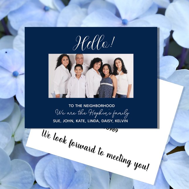 Cartão Postal Anúncio de Foto "Somos Novos na Vizinhança" (Criador carregado)