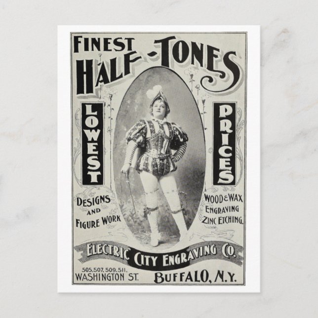 Cartão Postal "Anúncio de Graduação de Cidade Elétrica" (Frente)