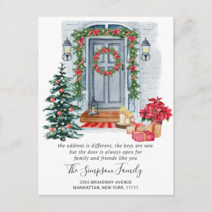 Cartão Postal Anúncio de Movimentação da Porta de Natal em Aq