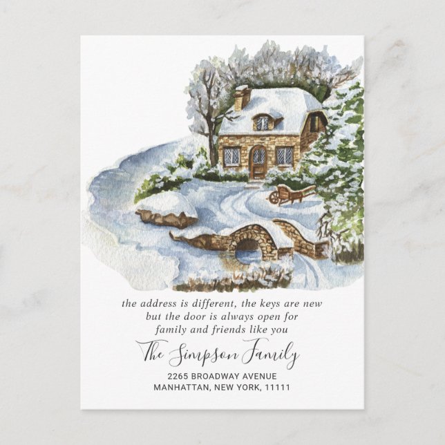 Cartão Postal Anúncio de Movimentação da Porta de Natal em Aquar (Frente)