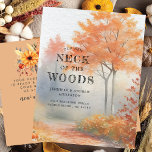 Cartão Postal Anúncio de Movimentação das Árvores de Outono<br><div class="desc">Este anúncio encantador apresenta uma cena de árvore de outono com cor d'água com as palavras "Our New Neck of the Woods" escrito em uma fonte rústica. É a maneira perfeita de deixar seus amigos e família saberem sobre sua próxima jogada e avisá-los que são convidados para comemorar com você....</div>