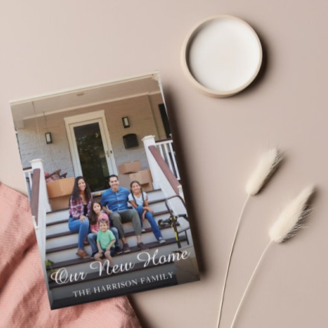 Cartão Postal Anúncio de Movimentação de Foto da Família de Noss (Criador carregado)