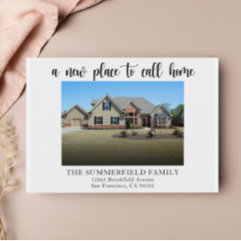 Cartão Postal Anúncio de Movimentação de Fotos Simples e Minimal