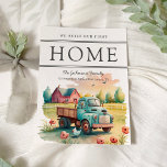Cartão Postal Anúncio de Movimentação do Caminhão de Aquarela de<br><div class="desc">O nosso cartão postal de lançamento móvel do caminhão de 1rua Home Watercolor</div>