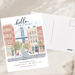 Cartão Postal Anúncio de Mudança de Brooklyn Postard