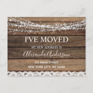 Cartão Postal Anúncio de mudança de orçamento Madeira de faze