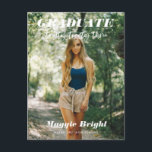 Cartão Postal Anúncio do formando 2023 com script moderno<br><div class="desc">Anúncio do formando 2023 do script moderno</div>