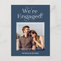 Anúncio Do noivado E Salvar A Foto Da Data