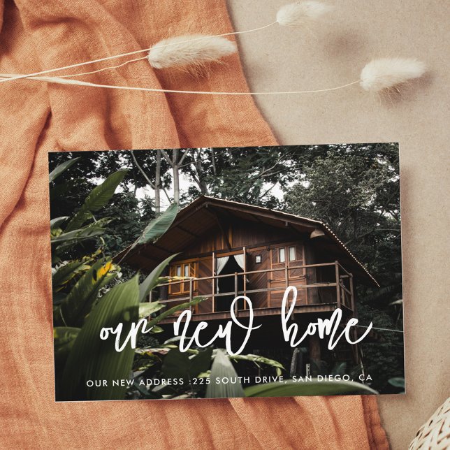 Cartão Postal Anúncio moderno e contemporâneo de movimento de fo (Criador carregado)