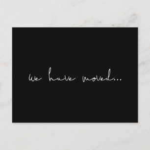 Cartão Postal Anúncio Móvel Minimalista