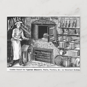 Cartão Postal Anúncio para Lomas e Co.