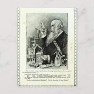 Cartão Postal Anúncio para o "Cacau de Cadbury"