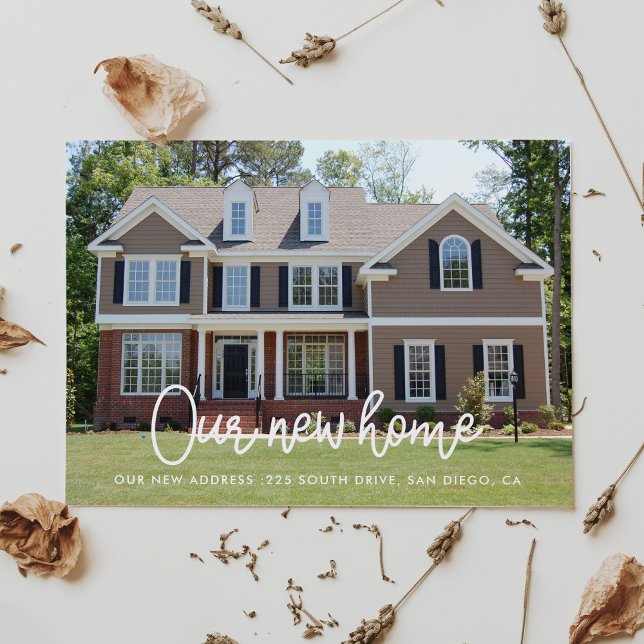 Cartão Postal Anúncio simples de movimentação de fotos (Criador carregado)