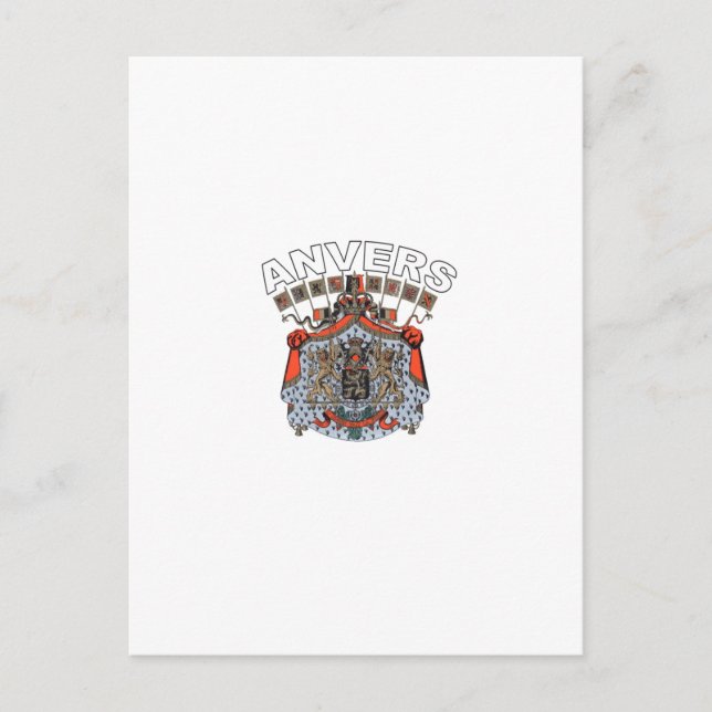 Cartão Postal Anvers, Bélgica (Frente)