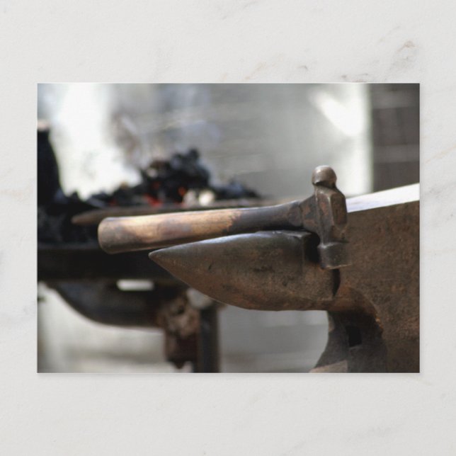 Cartão Postal Anvil E Hammer (Frente)