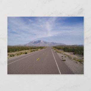 Cartão Postal Ao longo da estrada - El Capitan - Montanhas Guada