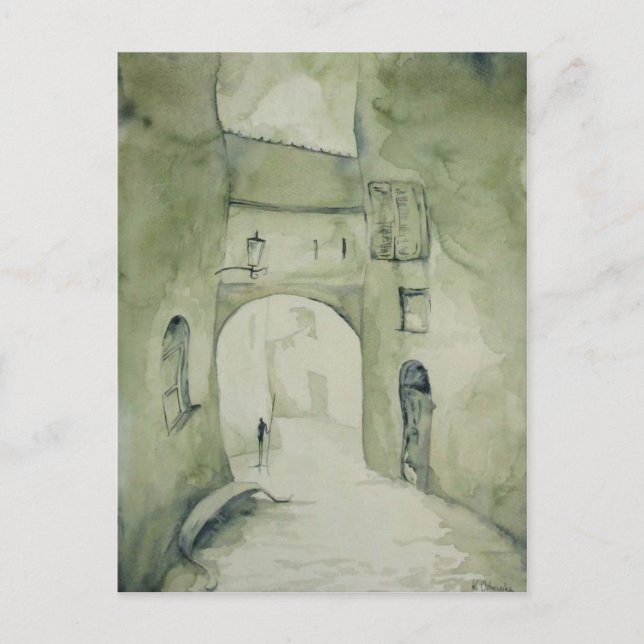 Cartão Postal ao longo das ruas (Frente)