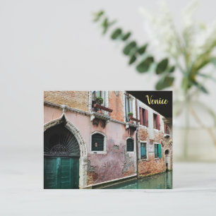 Cartão Postal Ao longo dos canais de Veneza