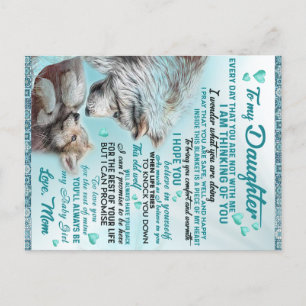 Cartão Postal Ao Meu Presente Da Família Leão Filha, Aniversá